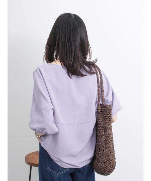 Samansa Mos2 blue（サマンサモスモスブルー）の「リネンタッチ