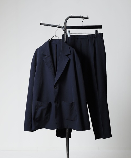 NILWAY(ニルウェイ)の「2WAY ストレッチ ポリサッカー ワイドパンツ 【セットアップ可能】(その他パンツ・メンズ・グレー/カーキ/ブラウン/ネイビー・X-LARGE/LARGE/MEDIUM)」の7枚目の写真