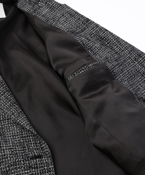 CULLNI（クルニ）の「24-AW-028B / Butcher Tweed Zip Pocket Tailored Jacket（テーラードジャケット・メンズ・ホワイト/ネイビー/ブラック・1/2/0）」の18枚目の写真