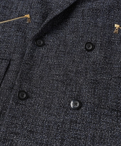 CULLNI（クルニ）の「24-AW-028B / Butcher Tweed Zip Pocket Tailored