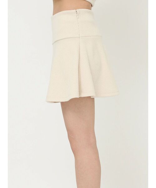 EATME（イートミー）の「リブミニスカート（セットアップ可能）（スカート・レディース・ブラック/ピンク/アイボリー/ブラウン・FREE）」の21枚目の写真