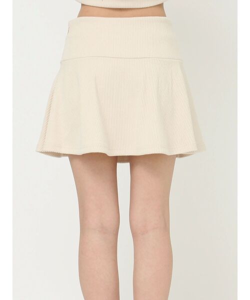 EATME（イートミー）の「リブミニスカート（セットアップ可能）（スカート・レディース・ブラック/ピンク/アイボリー/ブラウン・FREE）」の22枚目の写真