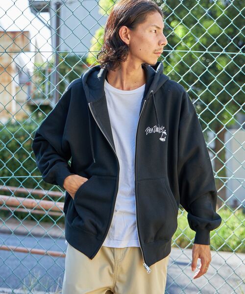 ジャケット・アウター SHOOP NEW DAVIS PULLOVER NEW DAVIS PULLOVER - BLACK｜SHOOPウェア