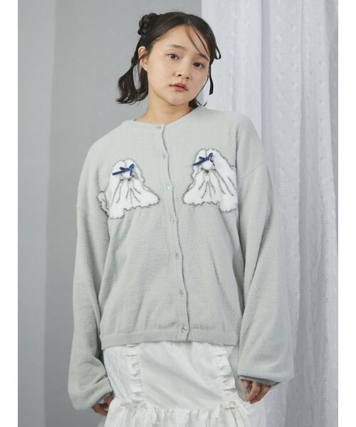 【新品】 merry jenny シーズー×シーズーカーディガン メリージェニー merry jenny シーズ×シーズーカーディガン （ブラック