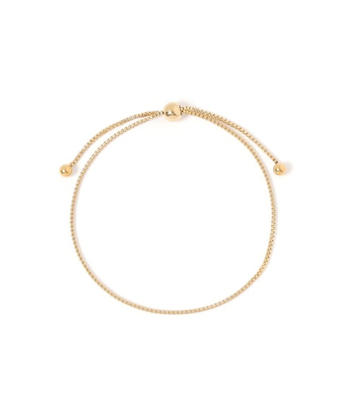 GLOBAL WORK(グローバルワーク)の「ステンレススライドブレス/132102(ブレスレット・レディース・ゴールド系1/シルバー系2/シルバー系1/ゴールド系2・ONE SIZE)」の3枚目の写真