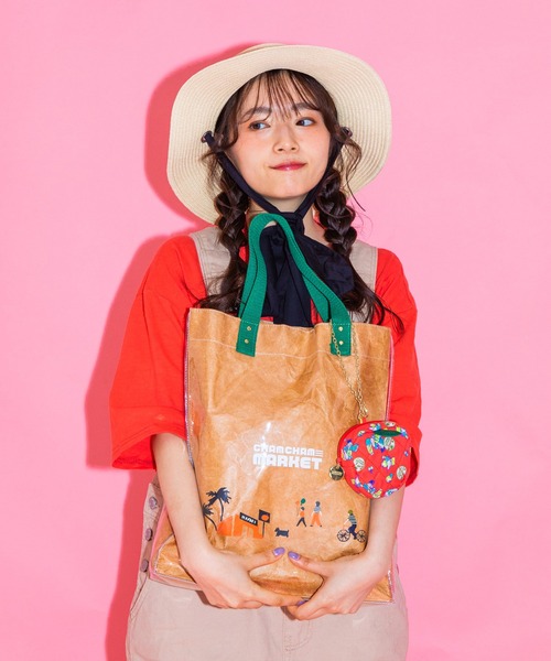 ACCOMMODE(アコモデ)の「CHAMCHAM MARKET / キルティングフルーツポーチチャーム(ポーチ・レディース・レッド/ピンク/オレンジ・FREE)」の9枚目の写真