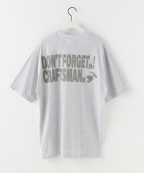【セール】【QH / QUISPIAM HABILIS】QH LOGO S/S T-SHIRTS（Tシャツ/カットソー）｜PULP/417EDIFICE（パルプフォーワンセブンエディフィス）