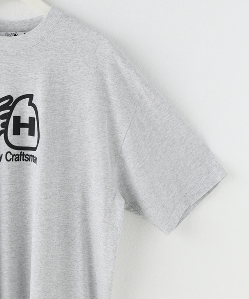 【セール】【QH / QUISPIAM HABILIS】QH LOGO S/S T-SHIRTS（Tシャツ/カットソー）｜PULP/417EDIFICE（パルプフォーワンセブンエディフィス）
