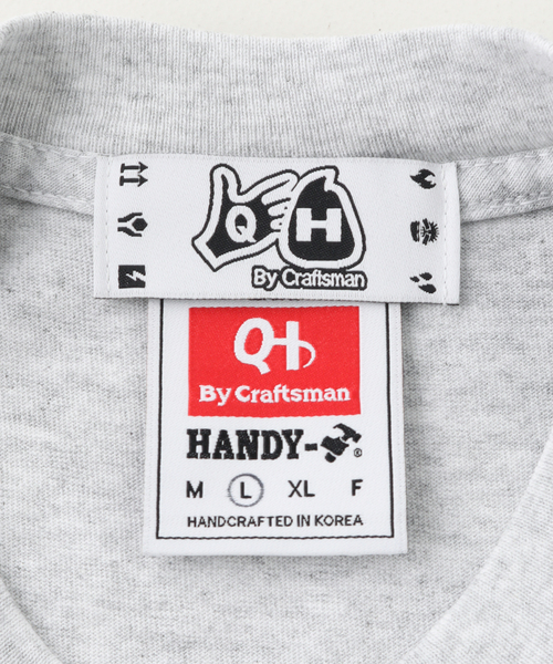 【セール】【QH / QUISPIAM HABILIS】QH LOGO S/S T-SHIRTS（Tシャツ/カットソー）｜PULP/417EDIFICE（パルプフォーワンセブンエディフィス）