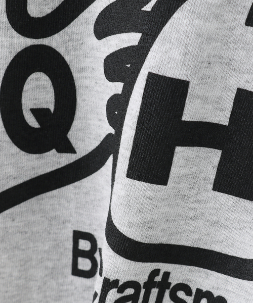 【セール】【QH / QUISPIAM HABILIS】QH LOGO S/S T-SHIRTS（Tシャツ/カットソー）｜PULP/417EDIFICE（パルプフォーワンセブンエディフィス）