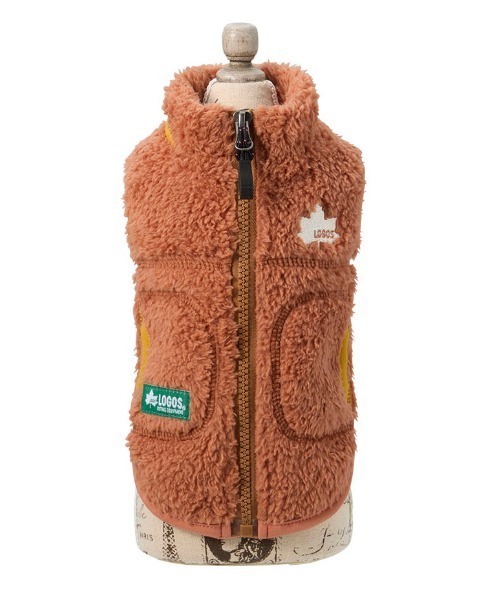 LOGOS（ロゴス）の「LOGOS/ポイントカラーボアベスト（ペットウェア・レディース・アイボリー/レッド・XS/S/M/L/2L/3L）」の7枚目の写真