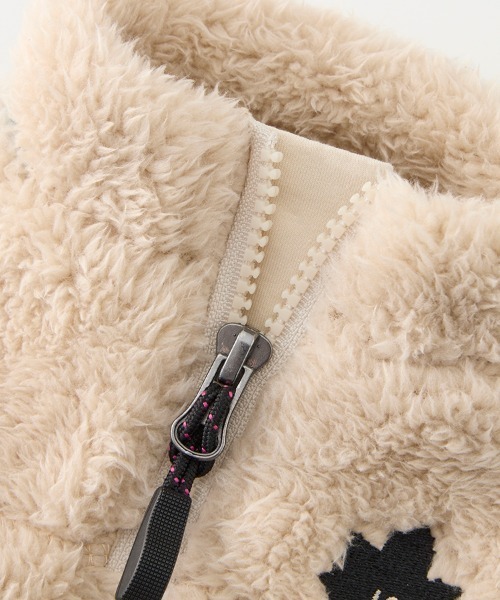 LOGOS（ロゴス）の「LOGOS/ポイントカラーボアベスト（ペットウェア・レディース・アイボリー/レッド・XS/S/M/L/2L/3L）」の11枚目の写真