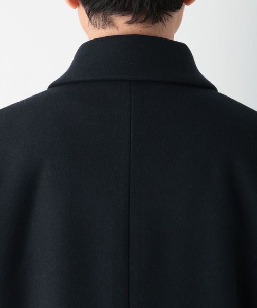 GLOBAL WORK（グローバルワーク）の「軽やかストレッチショートステンカラーコート/115776（ステンカラーコート・メンズ・ブラウン系5/ブラック/チャコール/ネイビー・SMALL/MEDIUM/LARGE/X-LARGE）」の10枚目の写真
