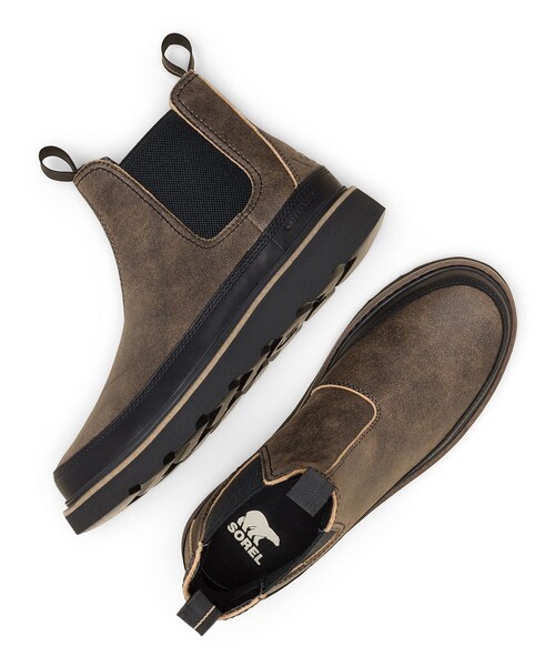 防水 軽量 SOREL／メンズ スラブタウン62 チェルシー ウォーター