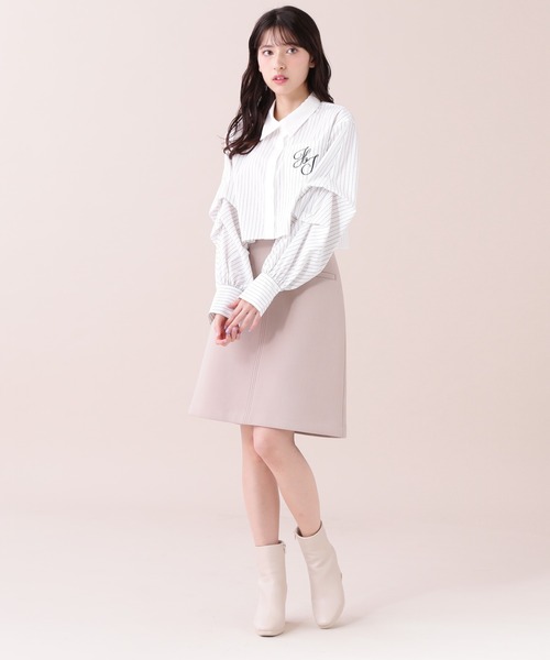 【セール】◇ボンディングAラインスカ―ト（スカート）｜JILL by JILL STUART（ジルバイジルスチュアート）