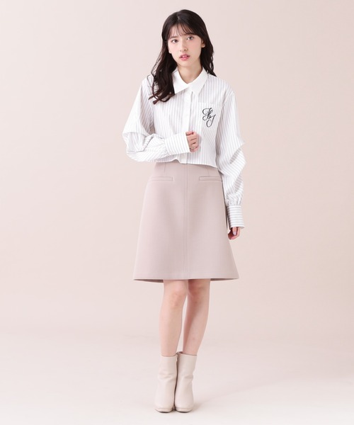 【セール】◇ボンディングAラインスカ―ト（スカート）｜JILL by JILL STUART（ジルバイジルスチュアート）