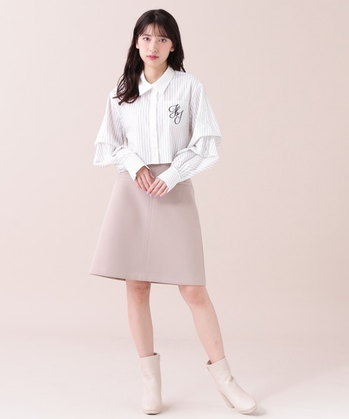 【セール】◇ボンディングAラインスカ―ト（スカート）｜JILL by JILL STUART（ジルバイジルスチュアート）