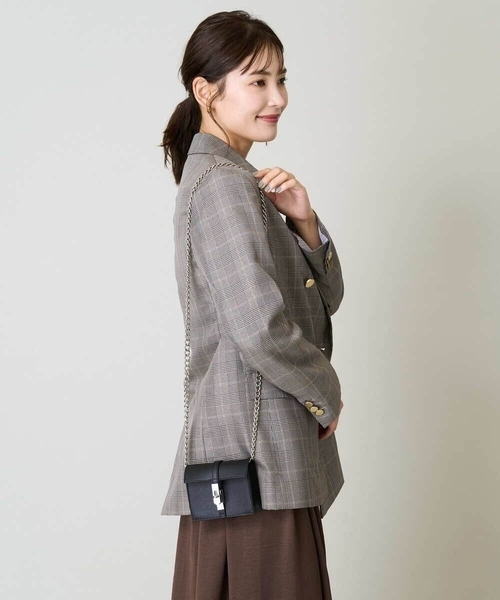 a.v.v（アーヴェヴェ）の「チェーンミニショルダーバッグ（ショルダーバッグ・レディース・ブラック/シルバー・38）」の19枚目の写真