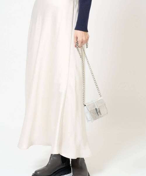 a.v.v（アーヴェヴェ）の「チェーンミニショルダーバッグ（ショルダーバッグ・レディース・ブラック/シルバー・38）」の22枚目の写真