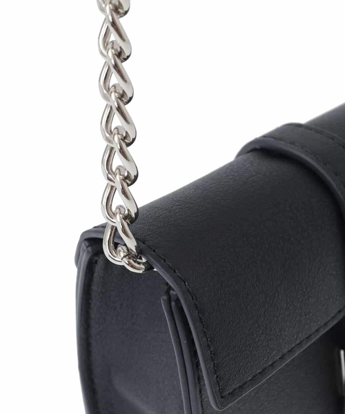 a.v.v（アーヴェヴェ）の「チェーンミニショルダーバッグ（ショルダーバッグ・レディース・ブラック/シルバー・38）」の11枚目の写真