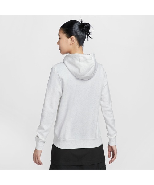 NIKE(ナイキ)の「ナイキ NIKE ナイキ NSW クラブ フリース フルジップ L/S フーディ ST(スウェット・レディース・ライトグレー・M/L)」の2枚目の写真