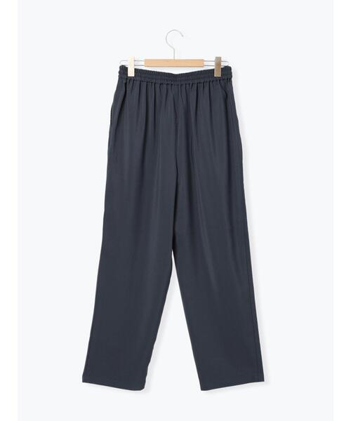 Samansa Mos2 blue（サマンサモスモスブルー）の「パウダーツイルテーパードイージーパンツ（その他パンツ・レディース・ベージュ/チャコールグレー/ブラック/グレー・F）」の6枚目の写真