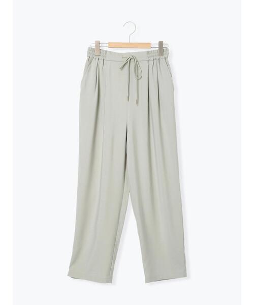 Samansa Mos2 blue（サマンサモスモスブルー）の「パウダーツイルテーパードイージーパンツ（その他パンツ・レディース・ベージュ/チャコールグレー/ブラック/グレー・F）」の15枚目の写真