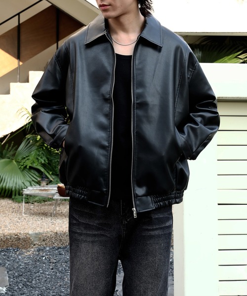 TOBEE（トゥビー）の「【Tobee】ヴィンテージ レザー ブルゾン