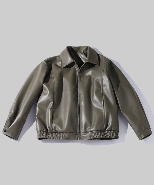 TOBEE（トゥビー）の「【Tobee】ヴィンテージ レザー ブルゾン/ ジャケット（ブルゾン・メンズ・グリーン/ブラック/ブラウン・SMALL/MEDIUM/LARGE）」の13枚目の写真