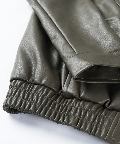 TOBEE（トゥビー）の「【Tobee】ヴィンテージ レザー ブルゾン/ ジャケット（ブルゾン・メンズ・グリーン/ブラック/ブラウン・SMALL/MEDIUM/LARGE）」の4枚目の写真