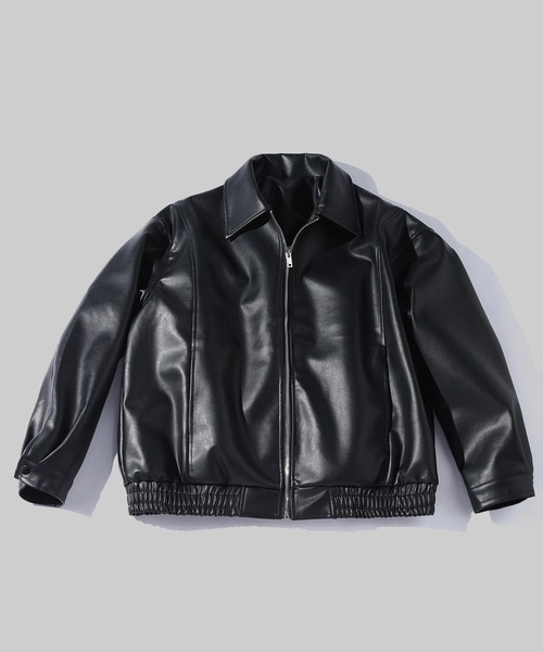 TOBEE（トゥビー）の「【Tobee】ヴィンテージ レザー ブルゾン/ ジャケット（ブルゾン・メンズ・グリーン/ブラック/ブラウン・SMALL/MEDIUM/LARGE）」の9枚目の写真