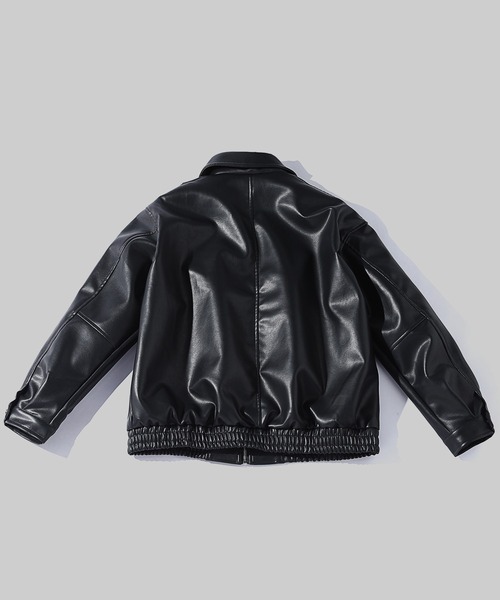 セール】【Tobee】ヴィンテージ レザー ブルゾン/ ジャケット