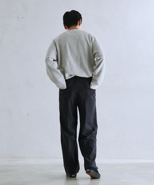 JOURNAL STANDARD relume(ジャーナルスタンダード レリューム)の「TECH ツイード SOLOTEX サキソニースラックス(スラックス・メンズ・ネイビー/チャコールグレー/ブラウン・MEDIUM/LARGE)」の13枚目の写真