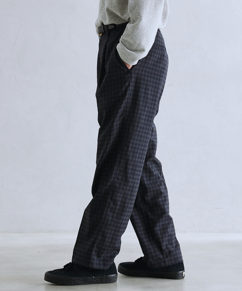 JOURNAL STANDARD relume(ジャーナルスタンダード レリューム)の「TECH ツイード SOLOTEX サキソニースラックス(スラックス・メンズ・ネイビー/チャコールグレー/ブラウン・MEDIUM/LARGE)」の17枚目の写真