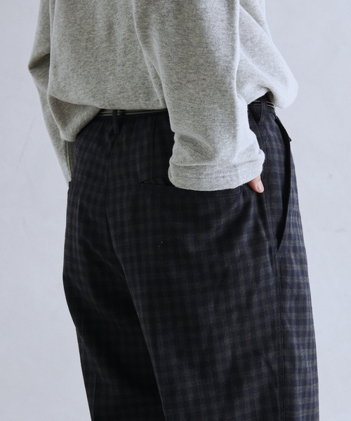 JOURNAL STANDARD relume(ジャーナルスタンダード レリューム)の「TECH ツイード SOLOTEX サキソニースラックス(スラックス・メンズ・ネイビー/チャコールグレー/ブラウン・MEDIUM/LARGE)」の19枚目の写真