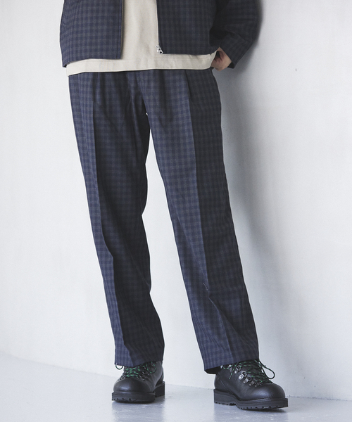 JOURNAL STANDARD relume(ジャーナルスタンダード レリューム)の「TECH ツイード SOLOTEX サキソニースラックス(スラックス・メンズ・ネイビー/チャコールグレー/ブラウン・MEDIUM/LARGE)」の22枚目の写真