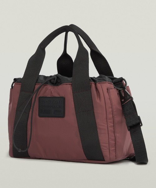 G-STAR(ジースター)の「MINI CARGO TOTE BAG/ミリタリーディテールハンドバッグ/ショルダーストラップ付(ハンドバッグ・レディース・パープル系その他・ONE SIZE)」の1枚目の写真