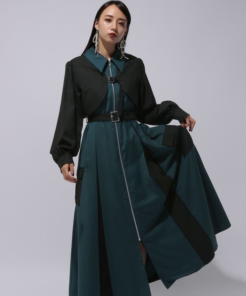 ボレロデザインカーゴワンピース(HARE)（ワンピース）｜HARE（ハレ）の 