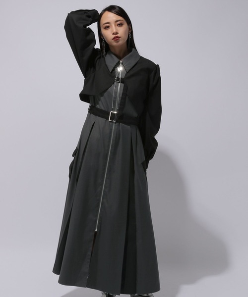 HARE ボレロ デザイン カーゴ ワンピース HARE（ハレ）の「ボレロデザインカーゴワンピース(HARE
