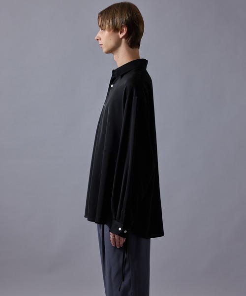 JUNRED(ジュンレッド)の「スリットコードシャツ(シャツ/ブラウス・メンズ・グレー/ブルー系その他4/ブラック・S/M/L)」の17枚目の写真