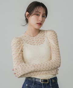 セール】Jacquard Long T-shirts（Tシャツ/カットソー）｜TODAYFUL