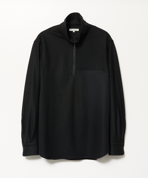 DESIGNWORKS(デザインワークス)の「【STARFLYERコラボ/セットアップ対応】マットバランサー ハーフジップシャツ(シャツ/ブラウス・メンズ・グレー/ブラック・46/50/48)」の2枚目の写真