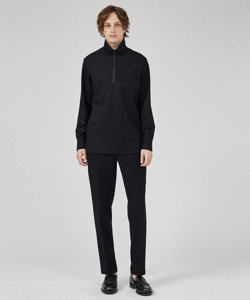 DESIGNWORKS(デザインワークス)の「【STARFLYERコラボ/セットアップ対応】マットバランサー ハーフジップシャツ(シャツ/ブラウス・メンズ・グレー/ブラック・46/50/48)」の14枚目の写真