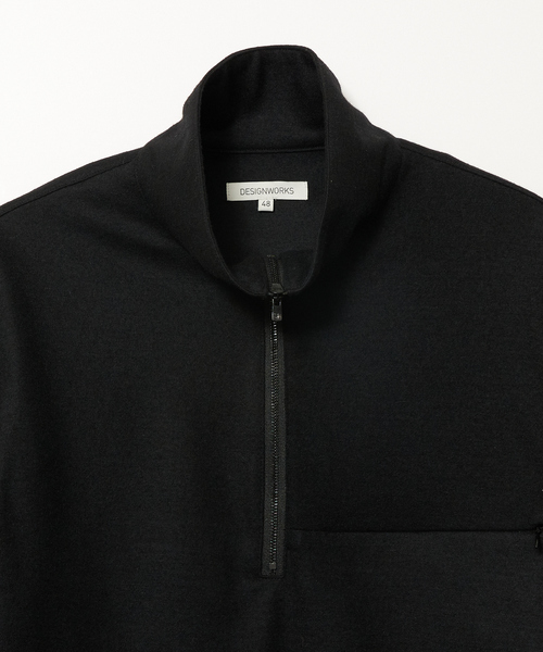DESIGNWORKS(デザインワークス)の「【STARFLYERコラボ/セットアップ対応】マットバランサー ハーフジップシャツ(シャツ/ブラウス・メンズ・グレー/ブラック・46/50/48)」の16枚目の写真
