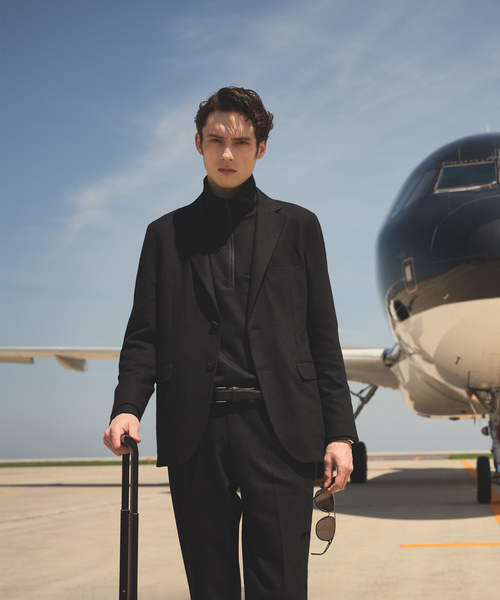 DESIGNWORKS(デザインワークス)の「【STARFLYERコラボ/セットアップ対応】マットバランサー ハーフジップシャツ(シャツ/ブラウス・メンズ・グレー/ブラック・46/50/48)」の4枚目の写真