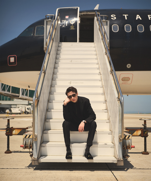 DESIGNWORKS(デザインワークス)の「【STARFLYERコラボ/セットアップ対応】マットバランサー ハーフジップシャツ(シャツ/ブラウス・メンズ・グレー/ブラック・46/50/48)」の5枚目の写真