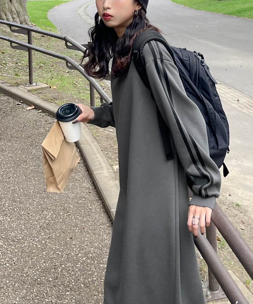 Chillfar（チルファー）の「袖ラインワンピース（ワンピース）」 - WEAR