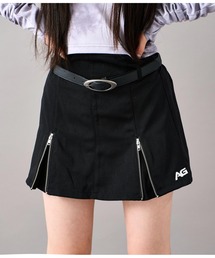 ANAP GｉRL（アナップガール）の「ベルト付ZIPスカートインパンツ付（スカート・キッズ）」