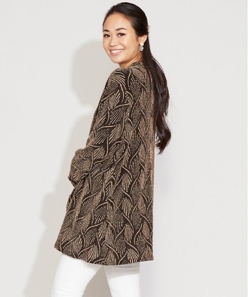 Maunaloa(マウナロア)の「【Maunaloa】ストレッチカーディガン(カーディガン/ボレロ・レディース・ゴールド系その他/レッド/ブラック系その他/ブラック・FREE)」の14枚目の写真