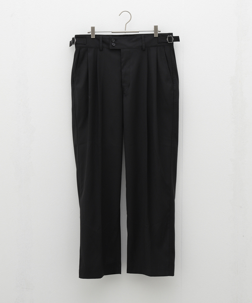 417 EDIFICE(フォーワンセブンエディフィス)の「ANOTHER OFFICE / アナザーオフィス SANTIAGO SLACKS(スラックス・メンズ・キャメル/ブラック/チャコールグレー・2/3)」の4枚目の写真